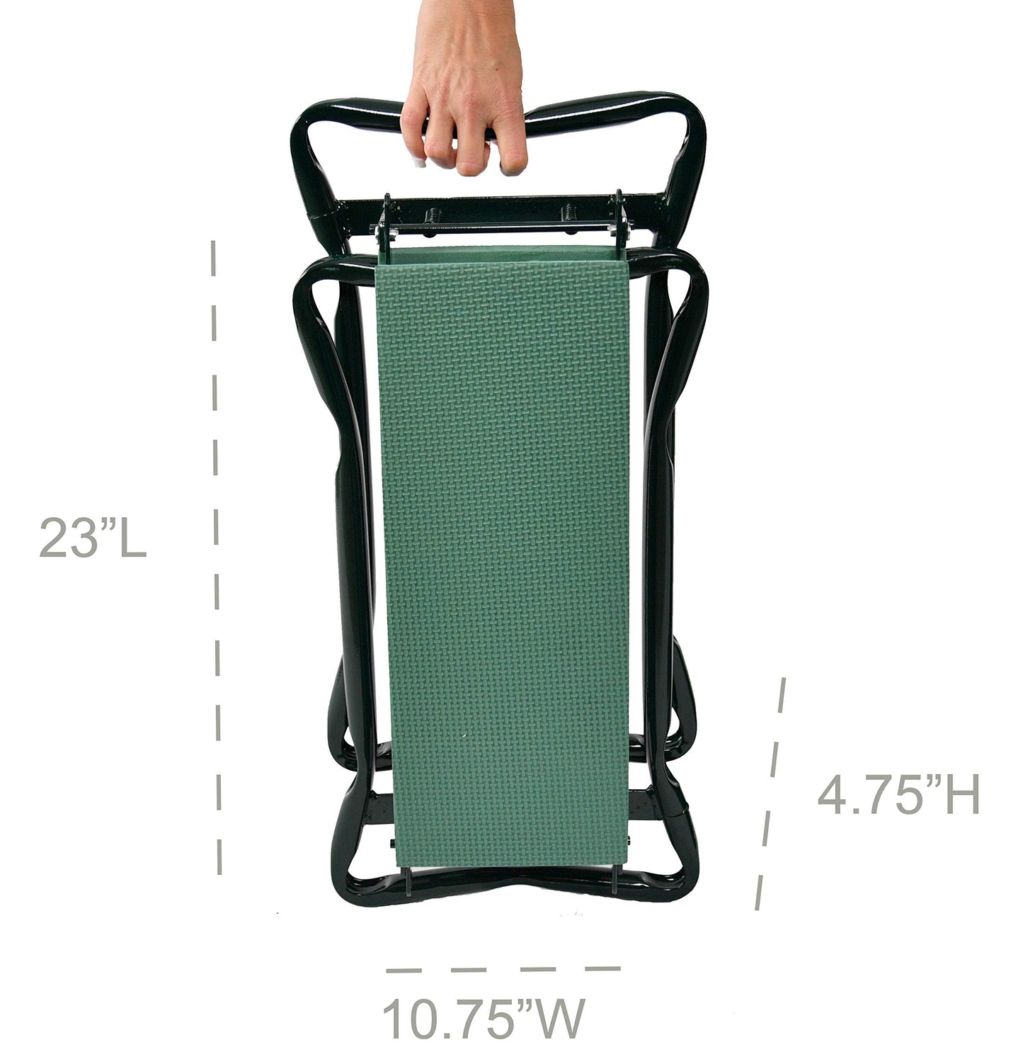 Home-X Foldable Garden Kneeler and Seat for Gardening, Camping, and More