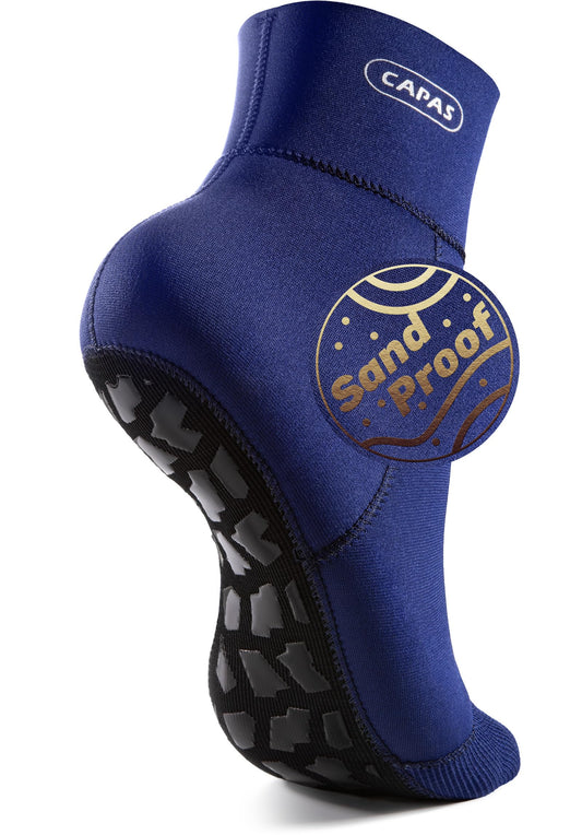 CAPAS 2mm Neoprene Sand Socks, Beach Volleyball Sand Proof Outdoor Wetsuit Diving Water Socks Keep Warm for Men Women