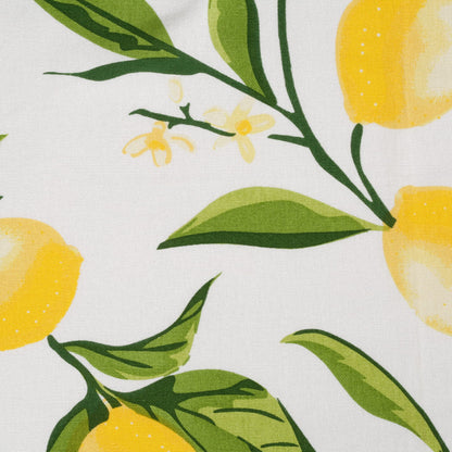 DII Lemon Bliss Tabletop Collection, Tablecloth, 70" Round