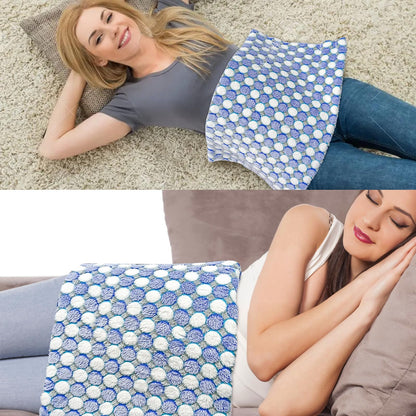 XL Full Weighted Heating Pad for Back Pain, Cramps, Relief - - 2.3lb Large Electric Heat Pad for Neck and Shoulders - Hot Heated Pad with Auto Shut Off, Stay on- (XL 12"x24" Pink) - PYQ0F