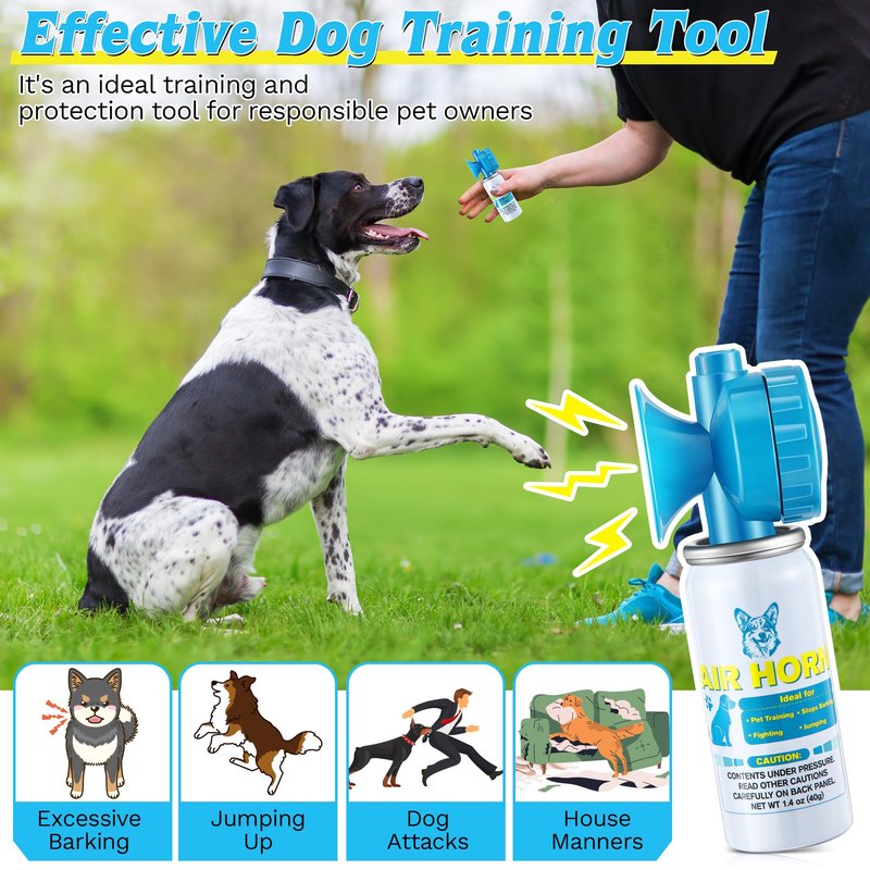 HappyAlley Air Horn, 1.4 oz 120 dB Loud Safety Alarm, Emergency Sound Device for Outdoor Hiking Camping & Sports Events, Portable Attention Getter & Personal Safety Tool, Blue(2 Pack)