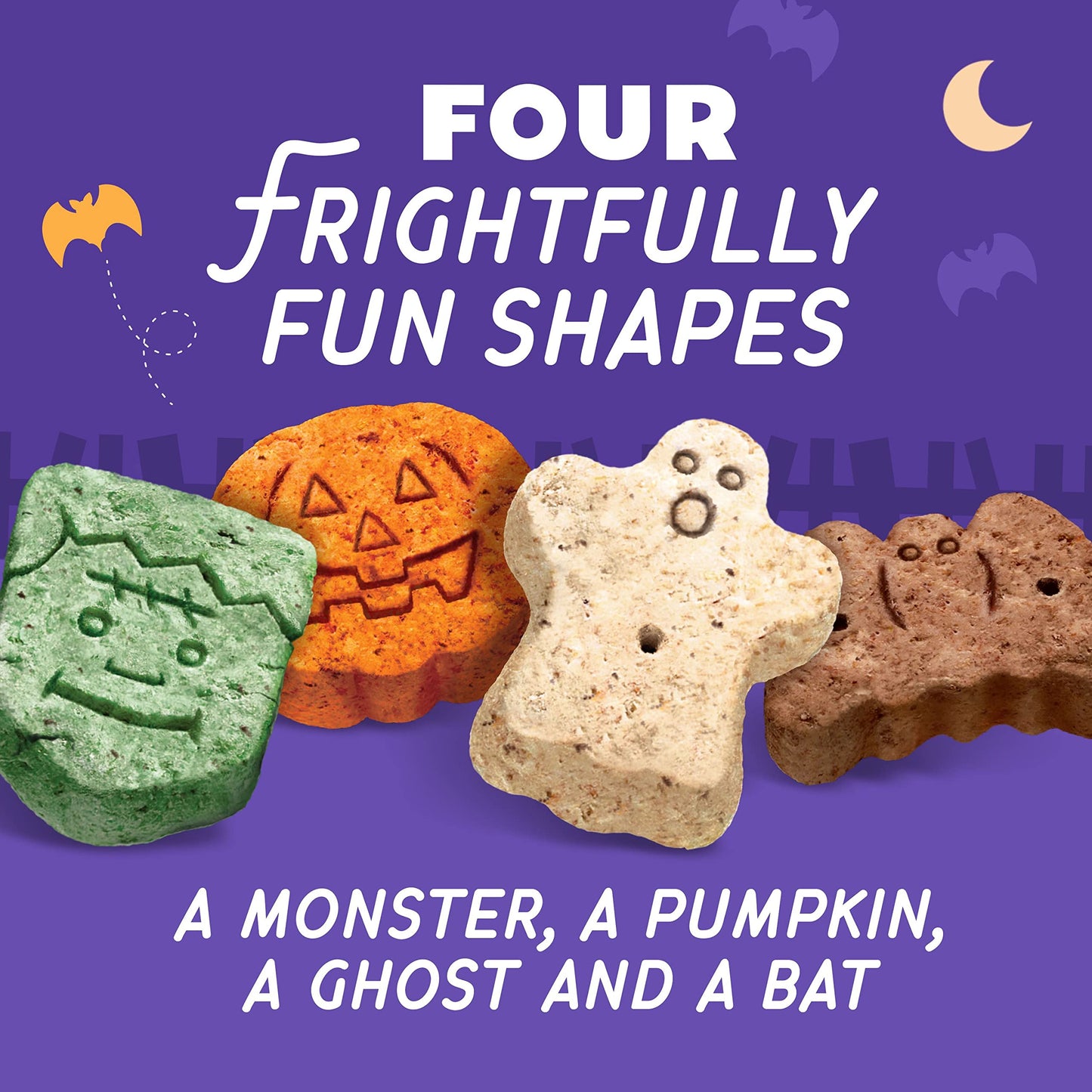 Milk-Bone Limited Edition Halloween Spooky Biscuit Dog Treats, 24 Ounce Pail