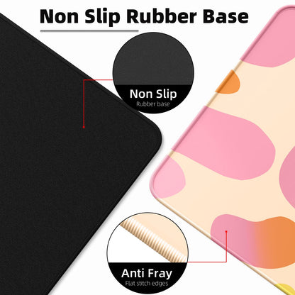 EFISH Japanese Mouse Pad (800 * 300 * 3 MM) Extended Large Mouse Mat Desk Pad, Stitched Edges Mousepad,Non-Slip Rubber Base,XL Gaming Mouse Pad for Office & Home