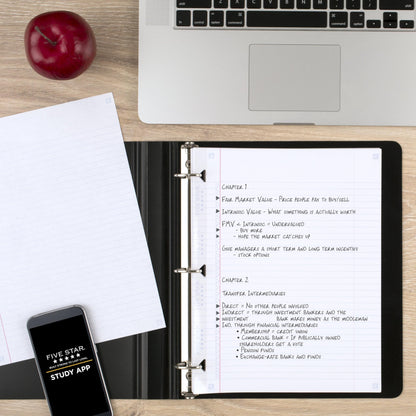 Five Star Loose Leaf Paper + Study App, College Ruled Filler Notebook Paper, Reinforced, Fights Ink Bleed, 8-1/2" x 11", 80 Sheets (170102)