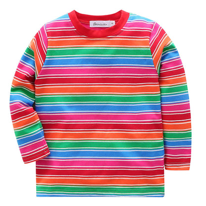 Baby Boys Girls Striped T-Shirts, Long Sleeve Cotton Chucky Costume Top Shirts 3T Multicolor