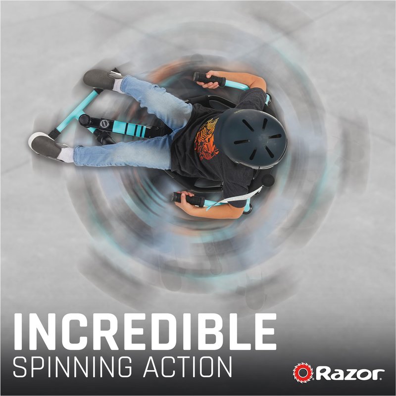 Razor Crazy Cart Shuffle – Kid-Powered Drifting Go-Kart for Ages 4+, Crazy Cart Drift Bar Technology, Adjustable Frame with 5 Length Settings