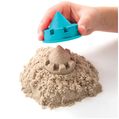 Kinetic Sand Folding Sandbox comes with 2LBS of Non-Toxic Play Sand, 7 Tools and Activity Space Educational Creative Kid's Sensory Toys for Boys and Girls Aged 3+