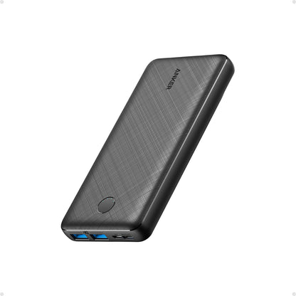 Anker Power Bank, 325 Portable Charger, 20,000mAh Battery Pack with PowerIQ Tech, USB-C Input and Output Ports for iPhone 17/16/15 Series, Samsung Galaxy, AirPods, and More (PowerCore Essential 20K)