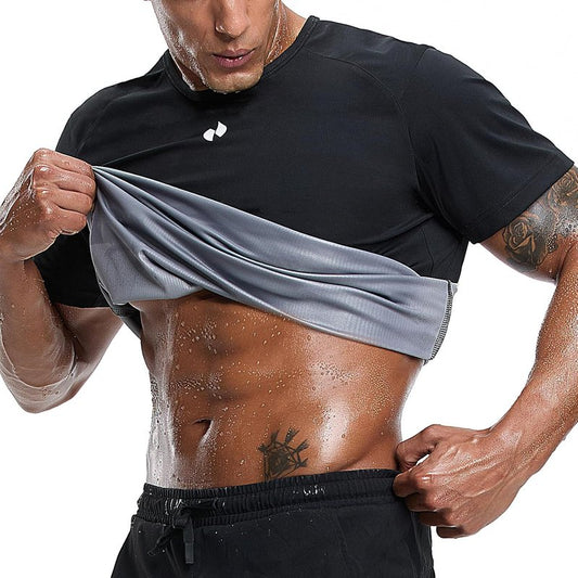 Sauna Shirt for Men - Weight Loss Heat Trapping Vest | Gym Workout Fat Burning Top
