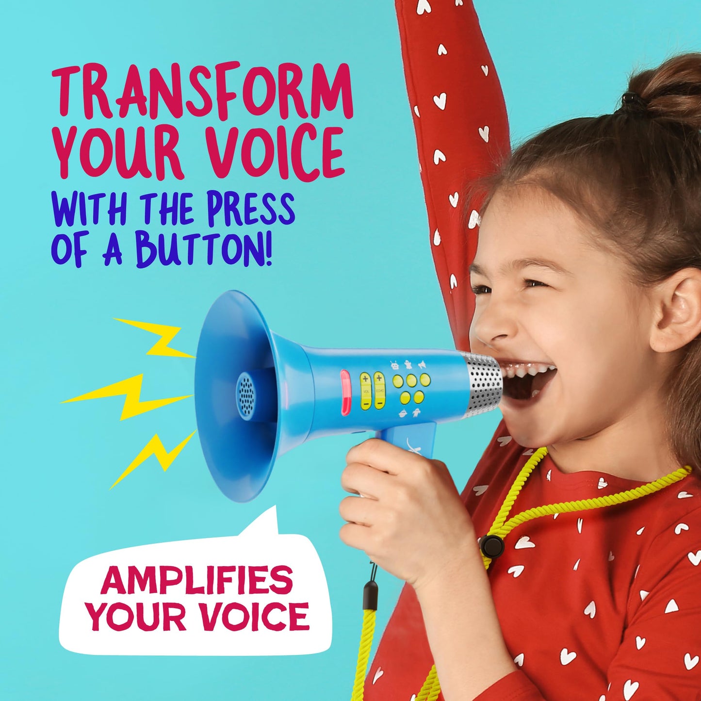 Mini Explorer Voice Changer for Kids - Gifts for Kids - Voice Changing Device for Boys & Girls Ages 3-8+ Olds Birthday Gifts for 3, 4, 5, 7, 8 Year Old Boy - Toys Gift Ideas for Kid, Toddler