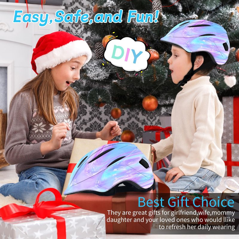 ETEETOW Bike Toddler Helmet 2-4 Years,Adjustable Safety Lightweight Baby/Kids Helmets Ages 1-3-5-8 for Girls Boys,Multi-Sport Infant Helmet for Skating Cycling Scooter
