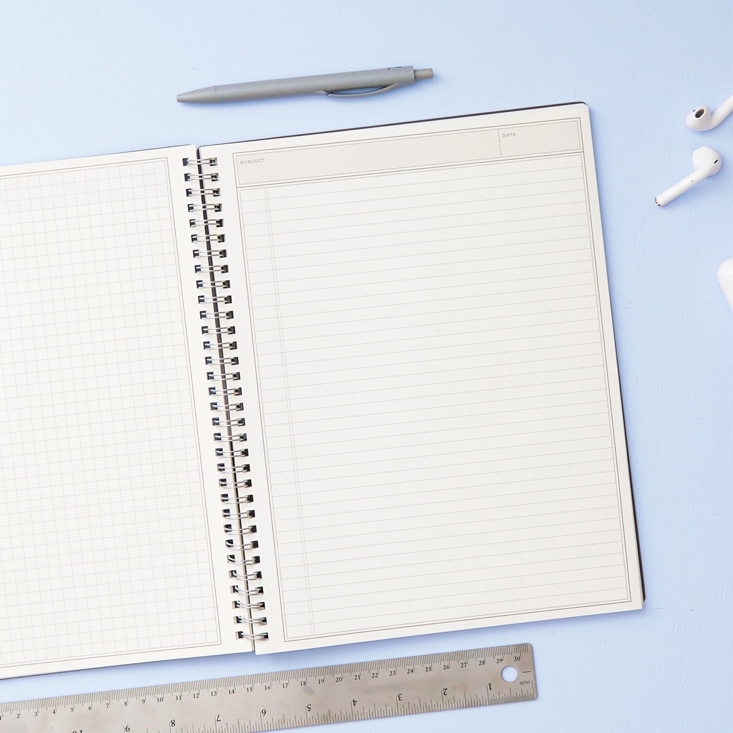 Blue Sky Smart Notes Professional Notebook, Wire-O Binding, 8.5" x 11", Black (14713)