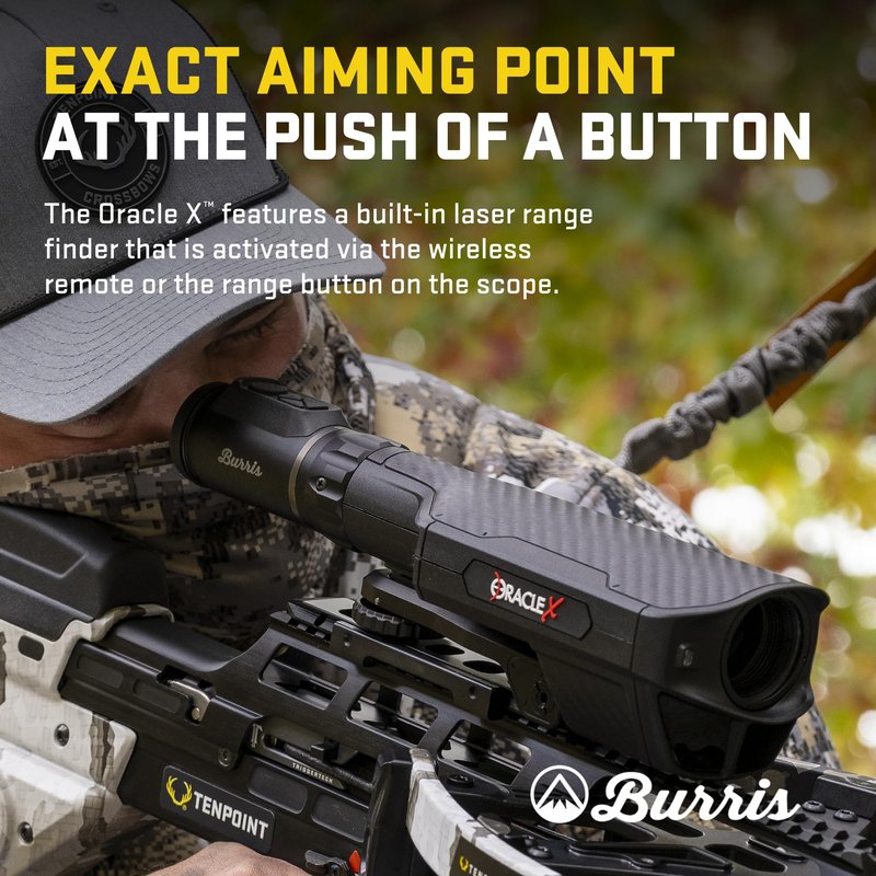 TenPoint TX Ultra 26.5, Vektra - 410 FPS - Our Shortest Forward Draw Crossbow Ever - Equipped with Burris Oracle X Rangefinding Scope + ACUslide MAXX Cocking & De-Cocking System