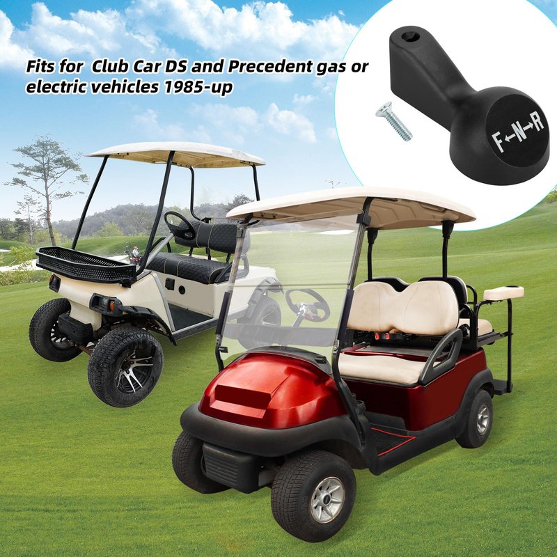 Roykaw Golf Cart Switch Handle, 48 V Forward and Reverse Shifter Handle Replacement Compatible with Club Car DS/Precedent (1985-up) and Tempo (2018-up) Gas and Electric Models, OEM# 1012987, 1013198