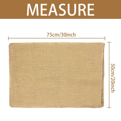 5PCS Large Burlap Bags- 20x30 Inch Natural Jute Burlap Sacks, Reusable Plant Grow Bags Root Vegetable Holders, Strong Potato Sacks for Gardening Planting Food Storage