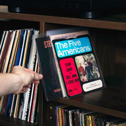 100-Pack 7-Inch 45 RPM Record Outer Sleeves – Clear Polyethylene Vinyl Covers | 3 Mil Thick, Archival, Anti-Static | Fits Picture Sleeves & Gatefolds | Made in USA