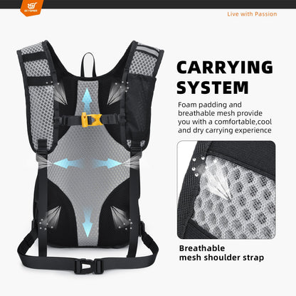 SKYSPER Small Hiking Backpack - 15L Travel Backpack Lightweight Bag Water Resistant Walking Backpack for Women Men