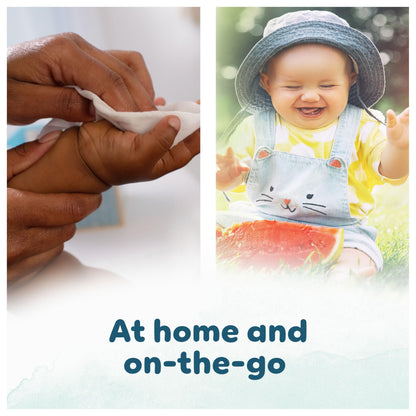 Pampers Harmonie Aqua Baby Wipes Plastic Free 24 Packs of 48 Wipes, 1152 Baby Wet Wipes, Help restore natural skin pH, Delicate lotion with 99 percent water