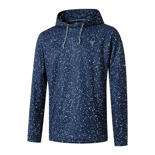 M MAELREG Hoodies for Men Golf Hooded Sweatshirts Dry Fit Lightweight Full Print Pocket Mens Hoodies Pullover Polka Dots