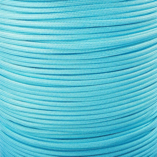 Solid Color 550lb Paracord - Type III Nylon Cord for Indoor & Outdoor Use | Chlorine, 1,000 ft