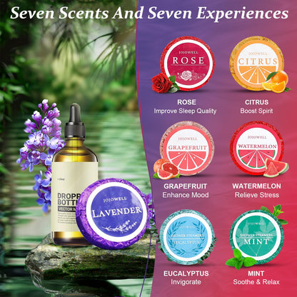 Shower Steamers Aromatherapy - 21Pcs Valentines Day Gifts for Her Wife Women Mom, Birthday Gifts for Women Self Care with Natural Essential Oils Relaxation Home SPA, Easter Basket Essentials