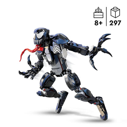 LEGO 76230 Marvel Venom Figure, Fully Articulated Super Villain Action Toy, Spider-Man Universe Collectible Set, Alien Toys for Boys and Girls