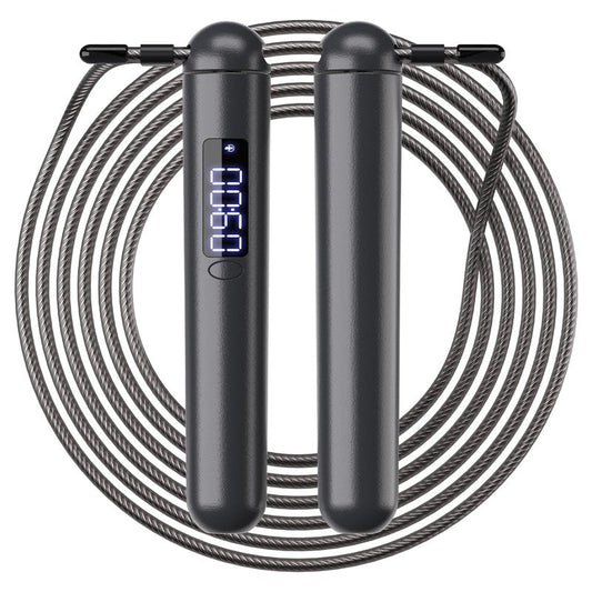 ACHDOFITS Smart Jump Rope for Women – Calorie Counter That Helps You Lose Weight | 4 Modes for Beginner to HIIT | Smooth Steel Wire, No Cutting, Type-C | Home & Cardio Workout