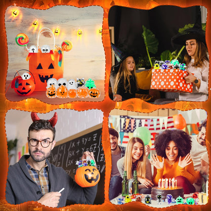 24Packs Halloween Stress Balls,Squishy Balls,Squishy Squeeze Balls Bulk Fidget Toys for Adults,Stress Relief Balls, Party Favors