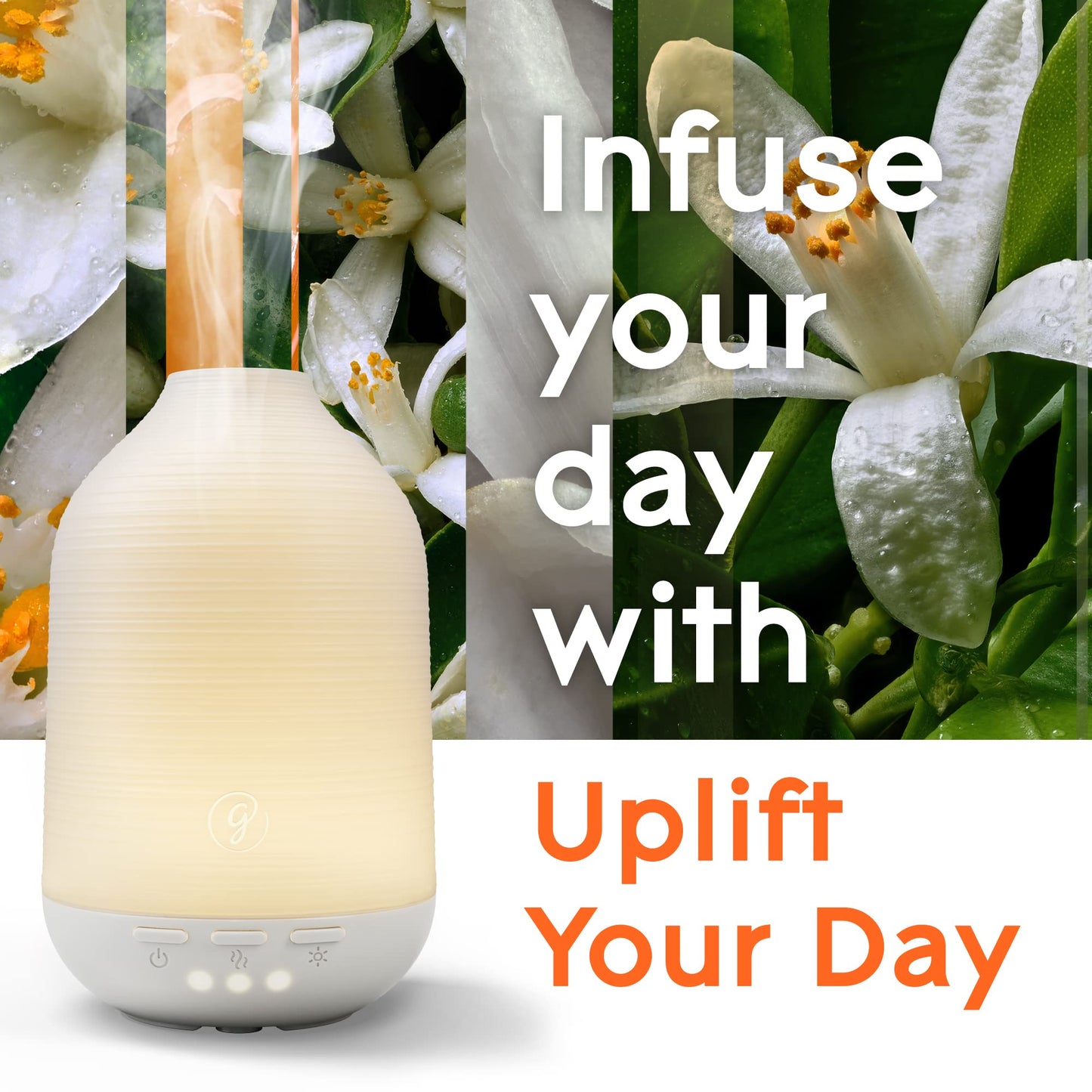Glade Aromatherapy Diffuser & Essential Oil, Air Freshener for Home, Choose Calm Scent with Notes of Lavender & Sandalwood, 0.56 Fl Oz