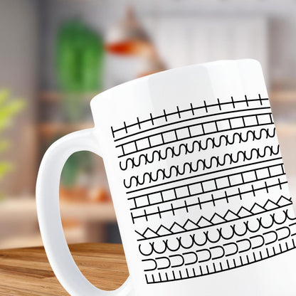 Hogg Fuck This Shit Mug, 15 oz Coffee Cups Ceramic, Hidden Message Coffee Mug, Funny White Elephant Gifts for Adults, Cute White Elephant Christmas Gifts, Office Prank, Funny Christmas Cup for Work