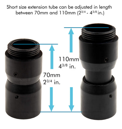 Flight Stick Grip Extension Kit Configuration #7 Compatible with Thrustmaster Warthog, F-16C Viper HOTAS, F/A 18, VirPil, WinWing and Moza AB9 Flight Sticks And Bases