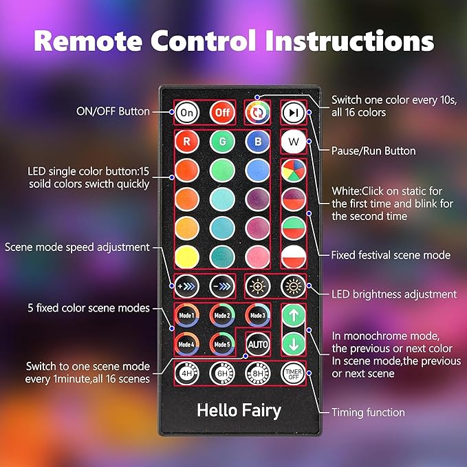 iBaycon Smart Color Changing Christmas Lights, 100FT 300 LED RGB Christmas Tree Lights Remote & App Controlled String Lights for Outdoor Indoor Christmas Decorations