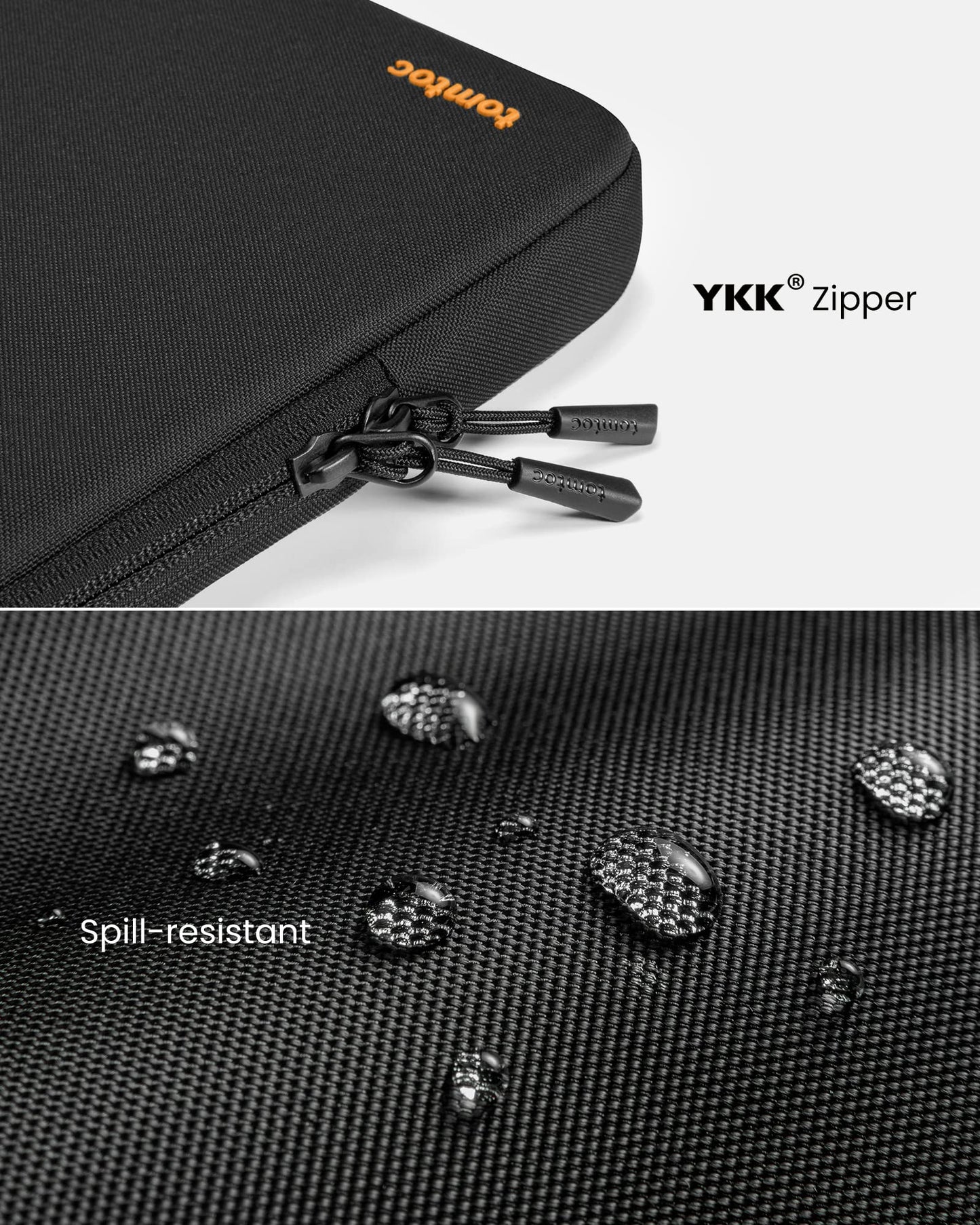 tomtoc 360° Protective Laptop Sleeve for 13-inch New MacBook Air M4/M3/M2/M1 (2025-2018) A3240 A3113 A2681 A2337, 13-inch MacBook Pro M2/A2686 M1/A2338 2022-2016, Water-Resistant Case Bag