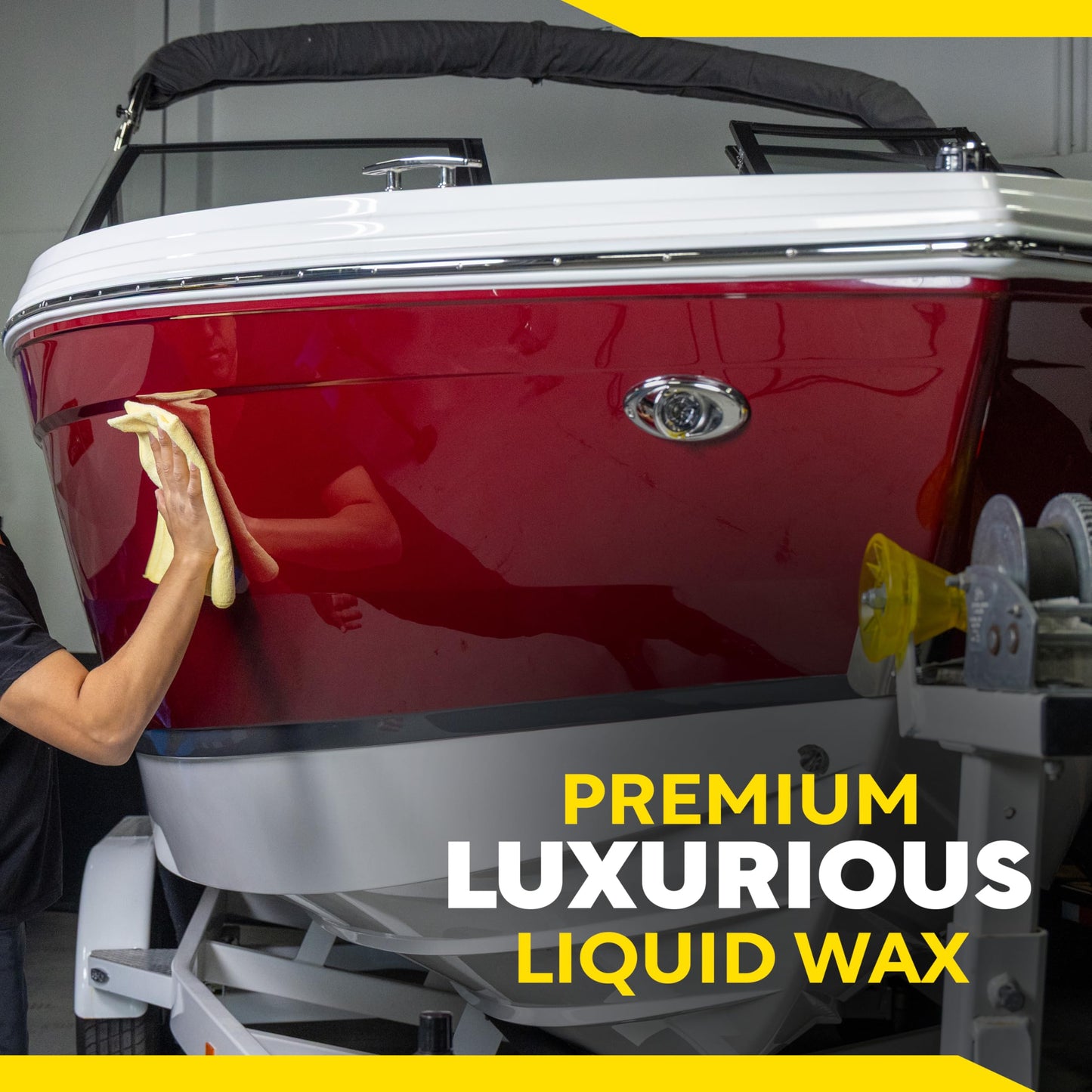 Meguiar's M4965 Marine/RV Fiberglass Restoration System, 3-Piece Marine Fiberglass Repair Kit Featuring Oxidation Remover for Boat Care Plus Boat Polish and Wax