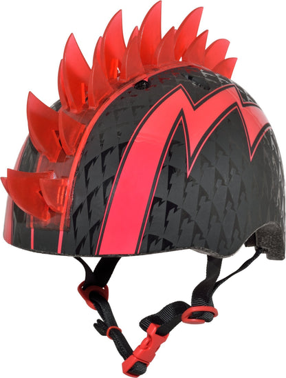 Raskullz Bolt LED Bike Helmet , Black/Red, Child, 8046045