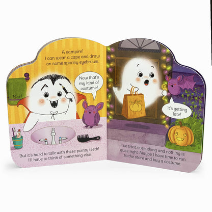 Funny Little Ghost - Halloween Ghost-Shaped Board Book