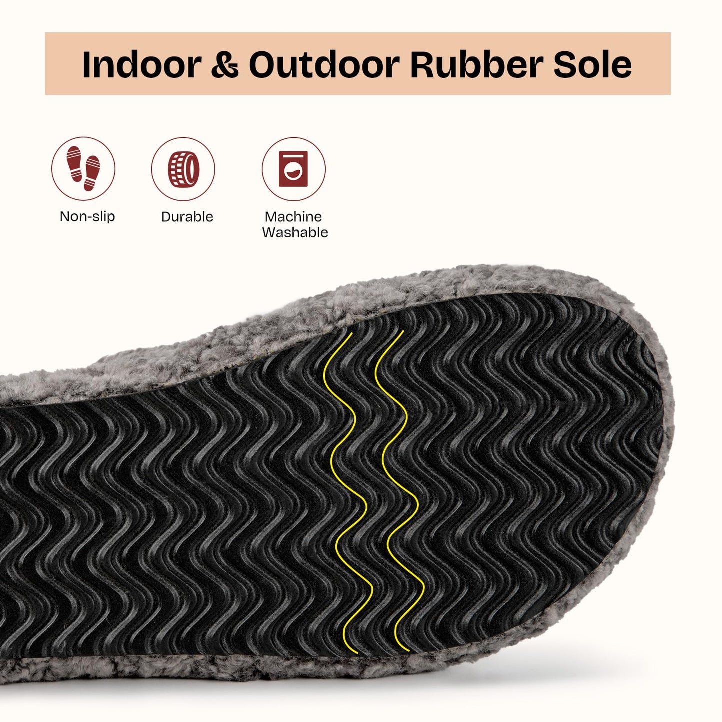 EverFoams Womens Fuzzy Open-toe Slippers Soft Comfy Memory Foam Indoor House Shoes Cool Gray,7-8 US