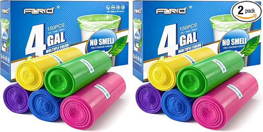 FORID Small Trash Bags 4 Gallon