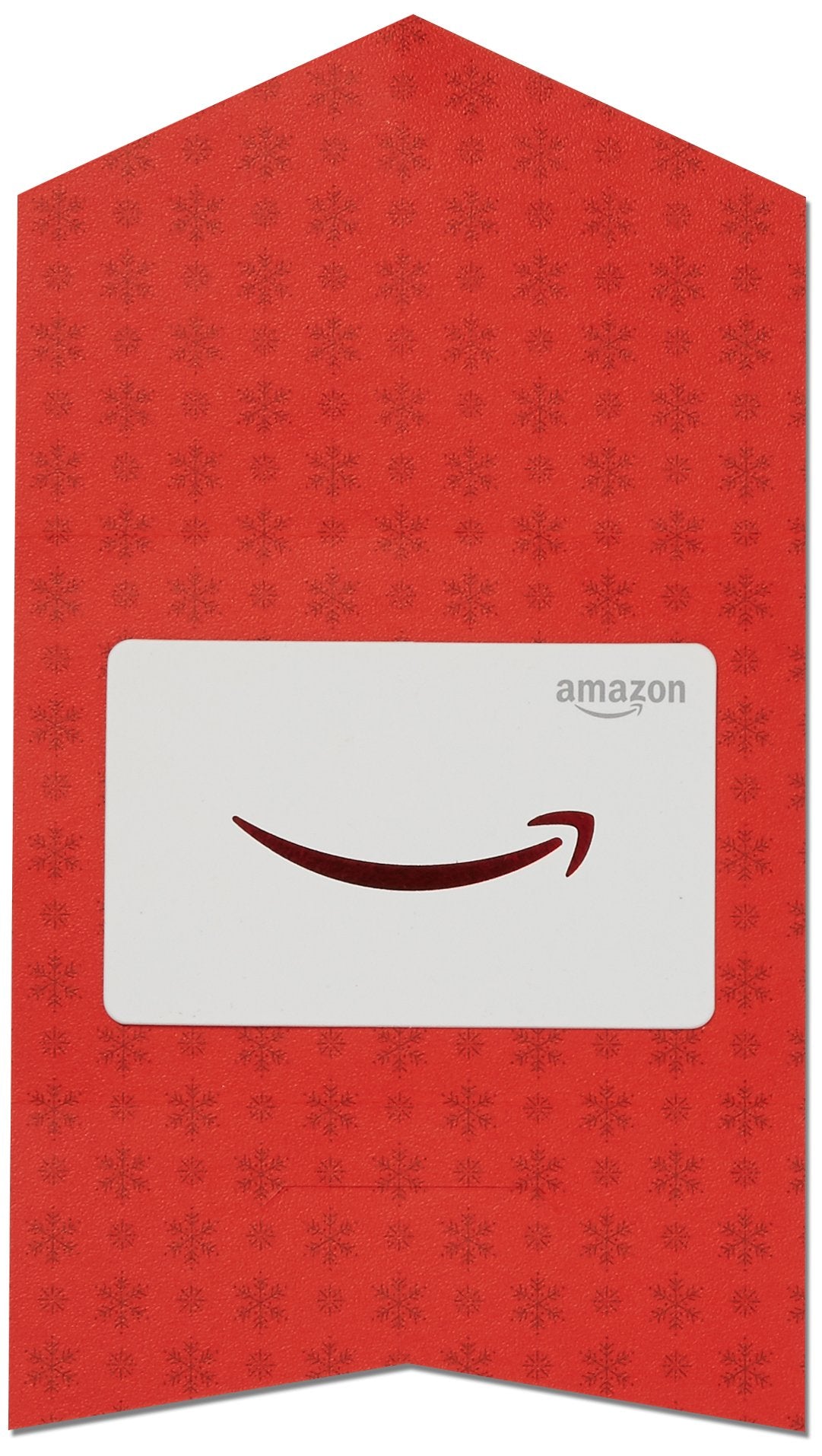 Amazon.com Gift Card in a Red and Gold Mini Envelope