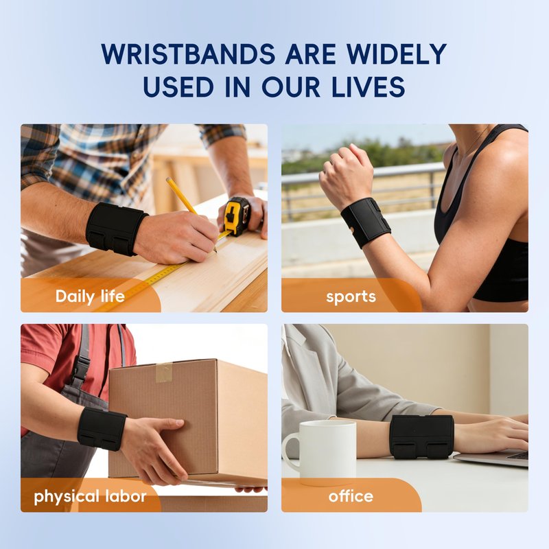 Wrist Brace for Men & Women – Provide Support for Sports, Work, Daily Activities& Wrist Strains Relief – Adjustable Support for Tendonitis, Carpal Tunnel & Arthritis – Fits Left & Right Wrist (1, Black)