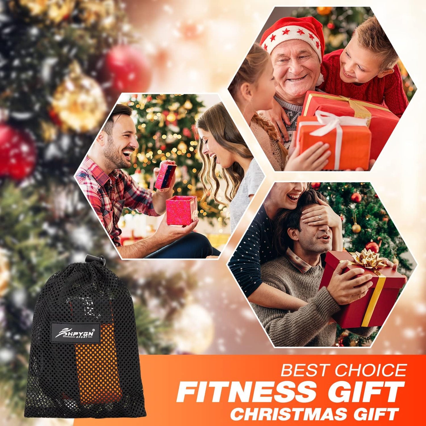 HPYGN Ankle Resistance Bands with Cuffs, Ankle Bands for Working Out, Resistance Bands for Leg Butt Training Exercise Equipment for Kickbacks Hip Gluteus Training, Ankle Strap with Exercise Bands