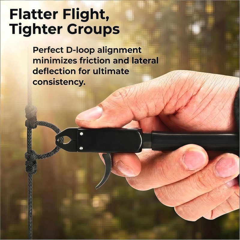 Archery Bow Release - Adjustable Wrist Strap Release Aid for Compound Bows | Fits Youth & Adults, Left/Right Hand