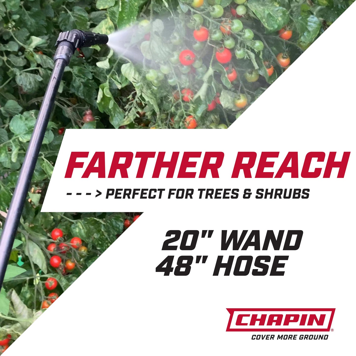 Chapin 60114 Made in USA 4-Gallon Backpack Sprayer with 3-Stage Filtration System Pump Pressured Sprayer, for Spraying Plants, Garden Watering, Lawns, Weeds and Pests, Translucent White