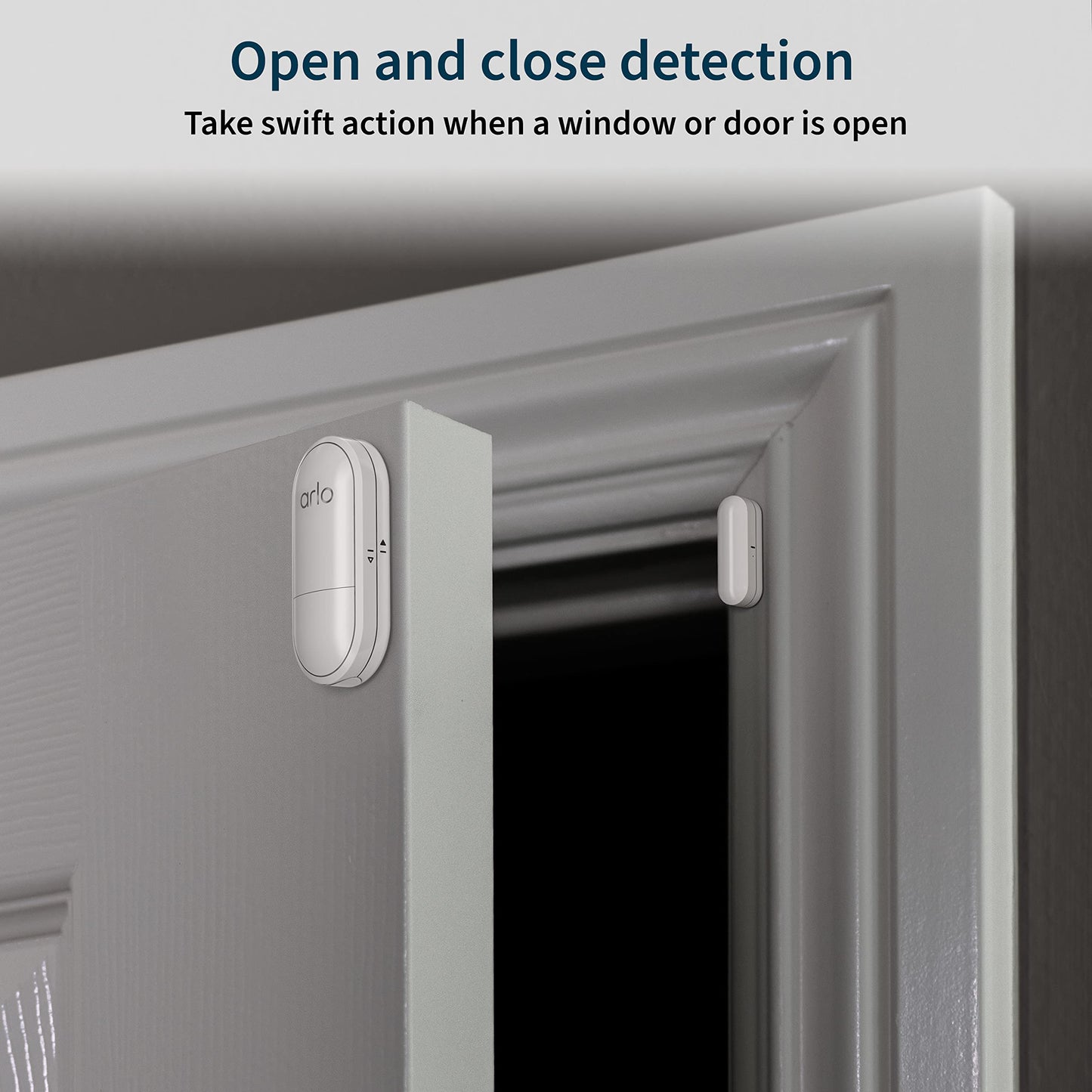 Arlo All-in-One Sensor - 8 in 1 with Open/Close Detection, Motion Sensor, Water Leak Detection, Freeze Detection, Tilt Detection, Smoke Alarm Listening, CO Alarm Listening - 1 Pack, Add-On, MS1001