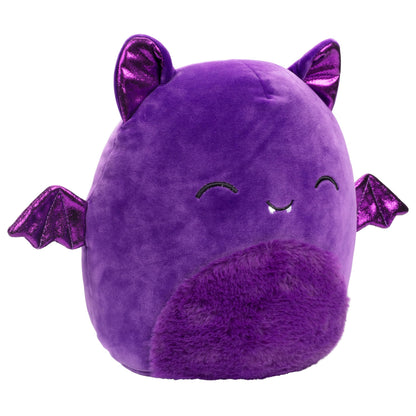 Squishmallows Original 10-Inch Blas The Purple Bat - Official Jazwares Halloween 2025 Amazon Exclusive Plush - Collectible Soft & Squishy Pillow Stuffed Animal Toy - Gift for Kids, Girls & Boys
