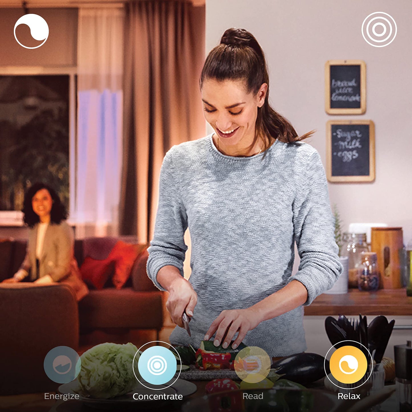 Philips Hue White and Colour Ambiance Smart Light Bulb 100W - 1600 Lumen [E27 Edison Screw] with Bluetooth. for Indoor Home Lighting, Livingroom, Bedroom. Works with Voice Control, Alexa.