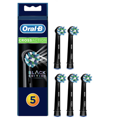 Oral B Cross Action Electric Toothbrush Replacement Brush Heads Refill, 4Count