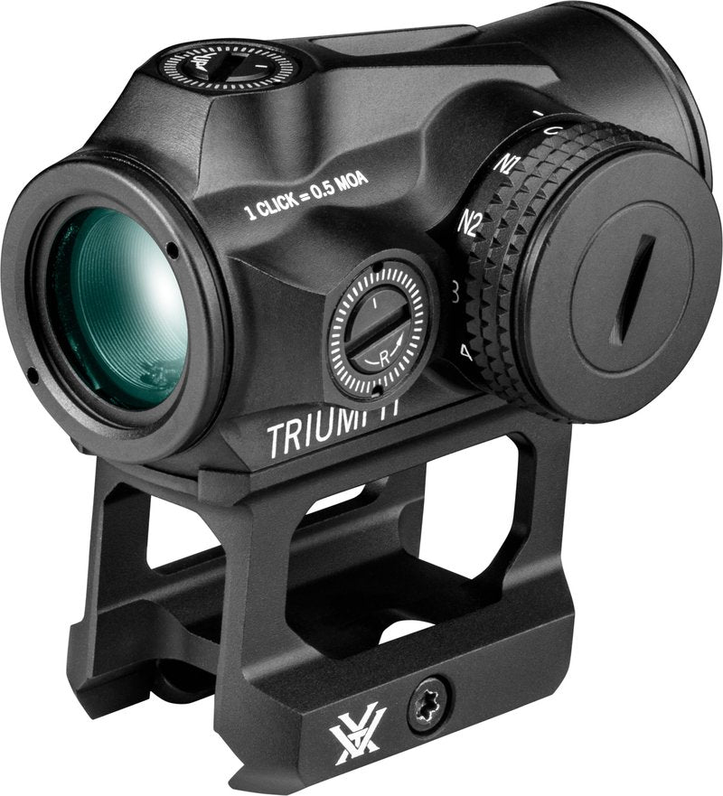 Vortex Triumph 2 MOA Red Dot Sight - Motion Activation With Auto-Shutoff, Multi-Height Mount System, NV Compatible, Fogproof, Waterproof, Shockproof - Unlimited, Unconditional Warranty