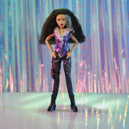 Disney Princess Zombies 3 Willa Fashion Doll - 12-Inch Doll with Curly Black Hair, Werewolf Outfit, Shoes, and Accessories. Toy for Kids 6 and Up