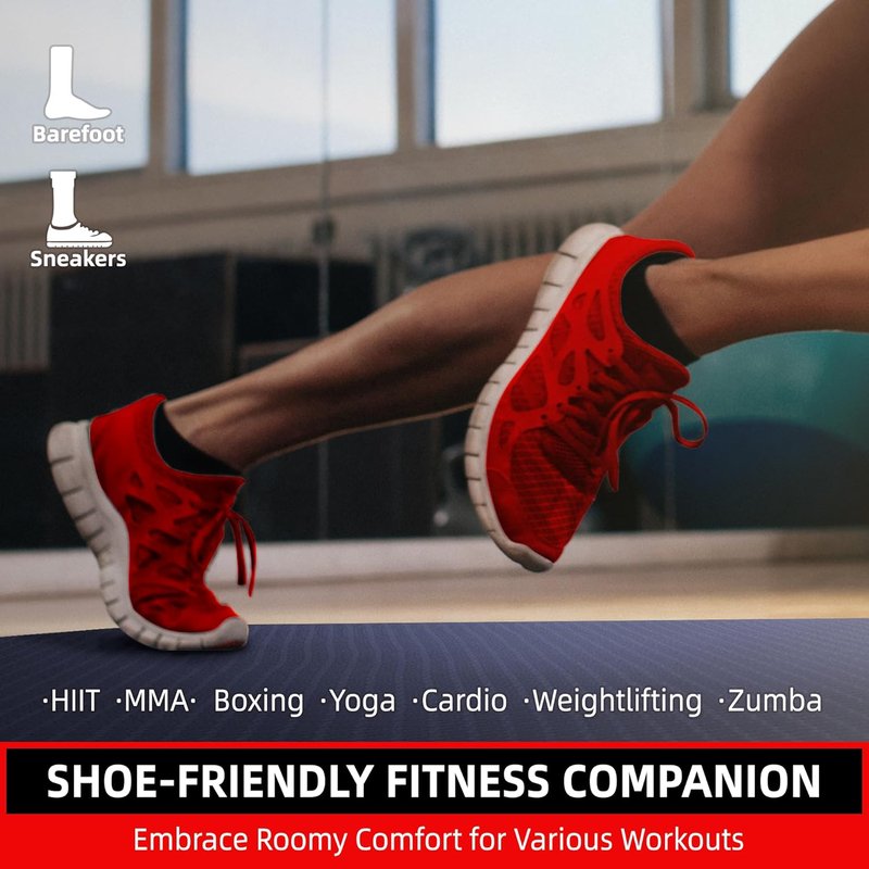 Large Exercise Mat for Home Workout - Extra Thick 7mm High-Density Gym Mat | Multiple Sizes Available